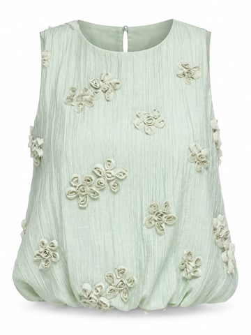 Camicia da donna di Ombre in verde: frontale