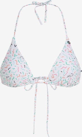 Karl Lagerfeld Triangel Bikinitopp i hvit: forside