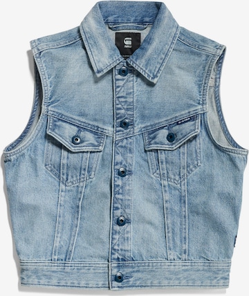 G-Star RAW Bodywarmer in Blauw: voorkant