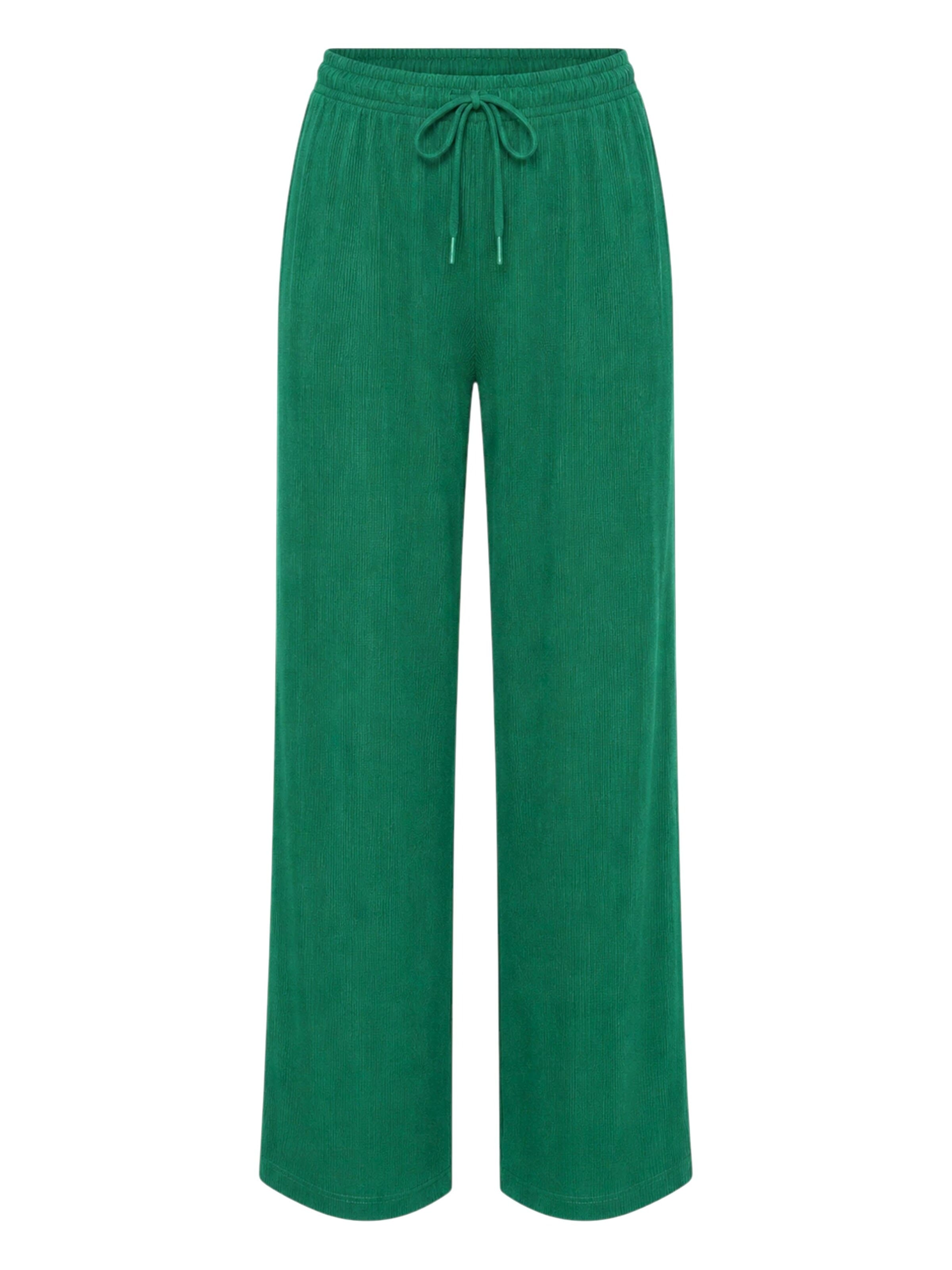 Pantaloni 'FLORYN – Palazzohose Crinkle' in 34 fashionshowcase di colore verde, Visualizzazione prodotti