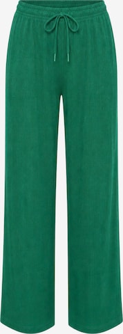 Pantaloni 'FLORYN – Palazzohose Crinkle' di fashionshowcase in verde: frontale