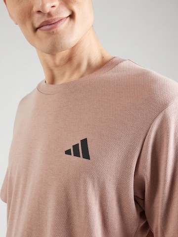 ADIDAS PERFORMANCE Slimfit Funktionsshirt 'Train Essentials Feelready Novelty' in Pink