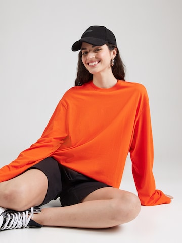 WEEKDAY Shirt 'Danya' in Orange: front