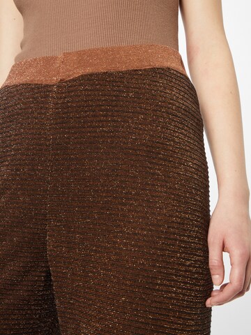 Lollys Laundry Regular Trousers 'Tuula' in Bronze