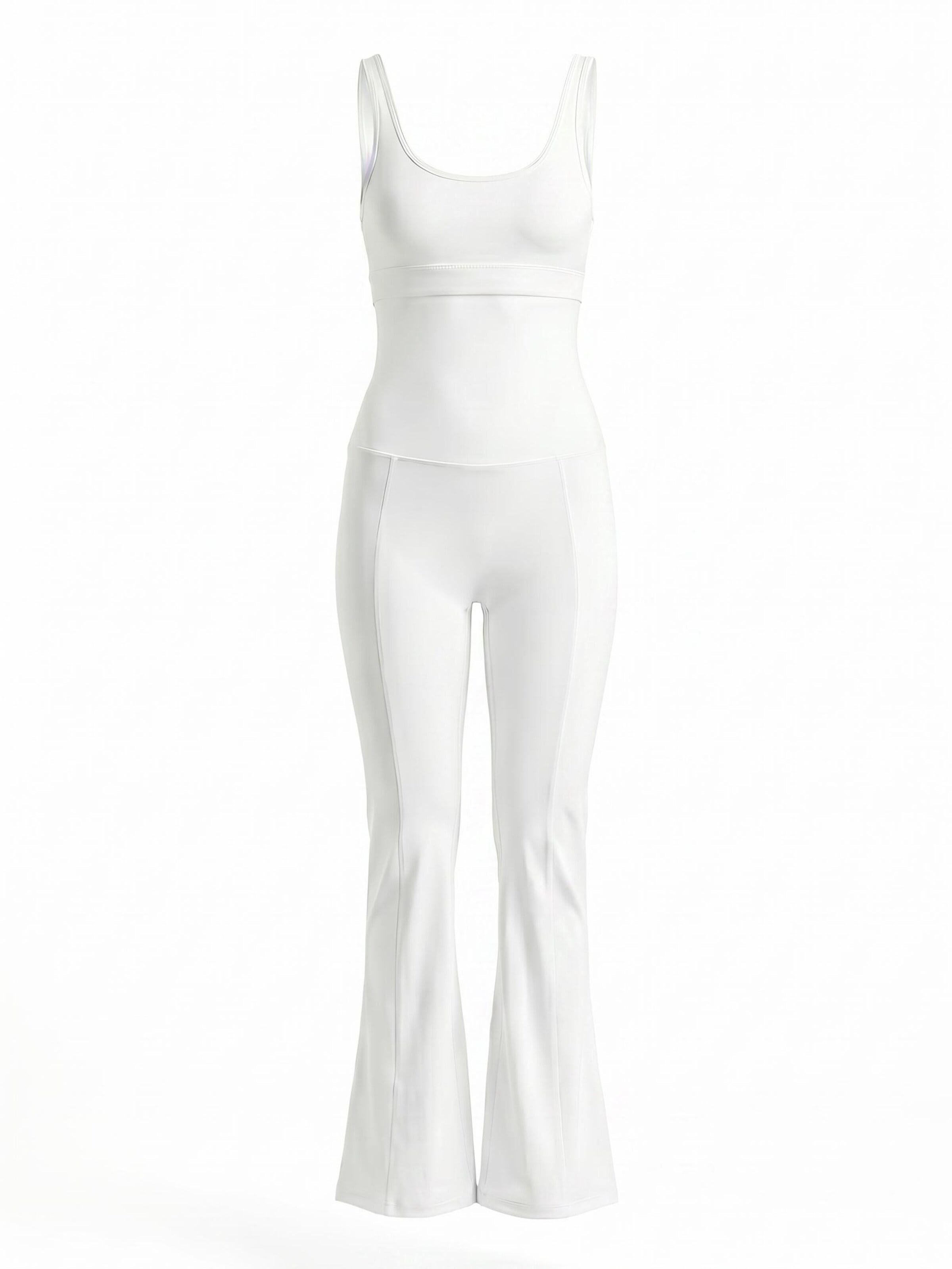 LOTUSCRAFTS Athletic Bodysuit 'DANA Overall' in White: front
