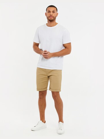 Threadbare Regular Shorts 'Sanky' in Braun