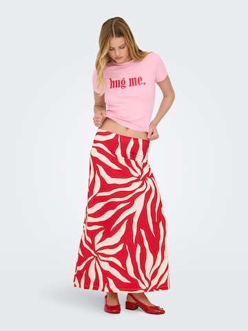 ONLY Μπλουζάκι 'ONLKIRA' σε ροζ