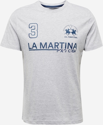 La Martina Shirt in Grijs: voorkant