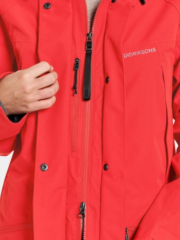 Didriksons Outdoormantel 'Ilma' in Rood