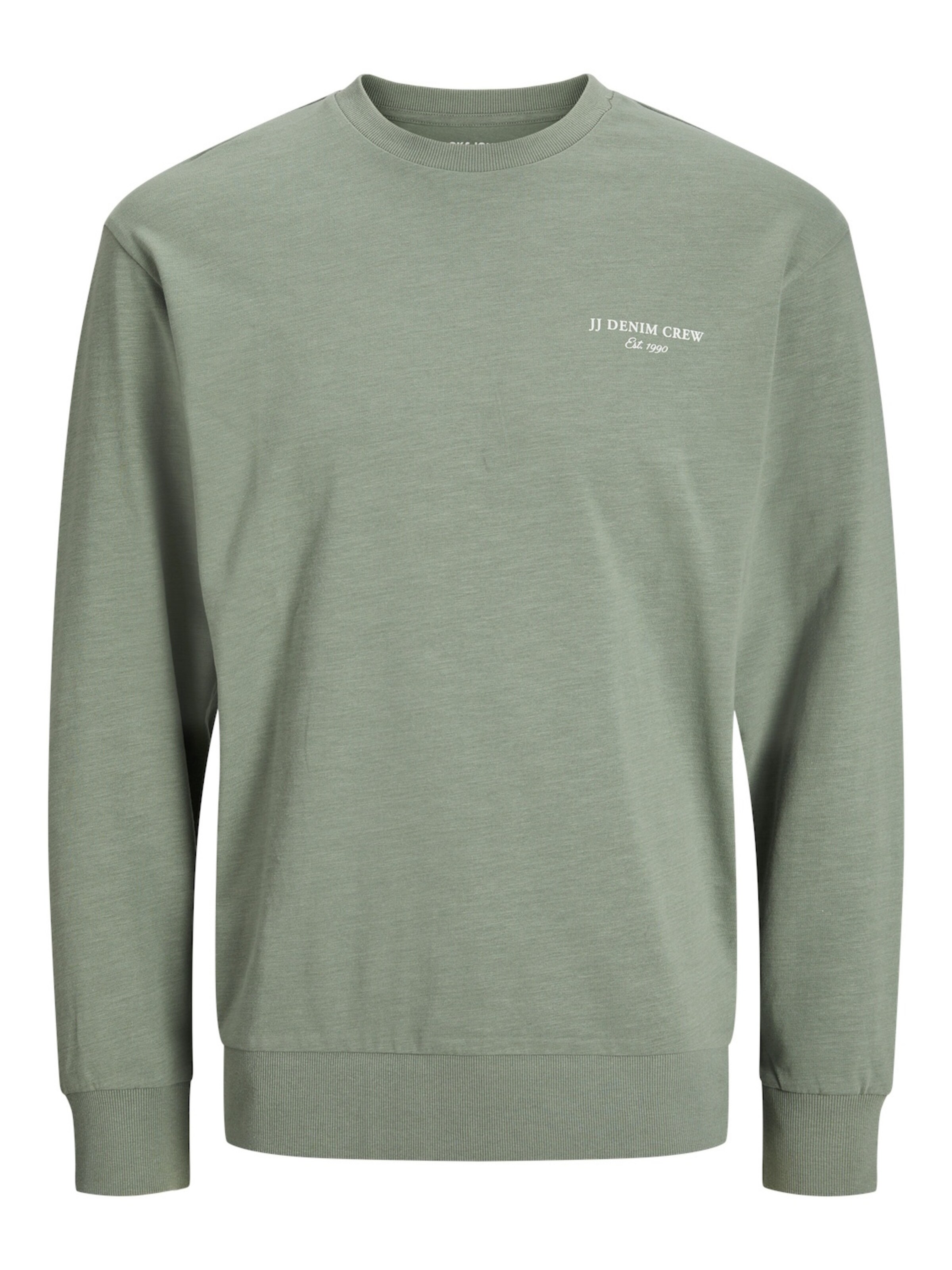 Jack & Jones Junior Sweatshirt 'Jeff' in Grün: Vorderseite