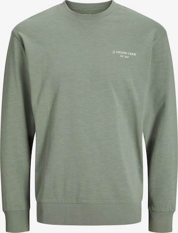 Jack & Jones Junior Sweatshirt 'Jeff' in Grün: Vorderseite