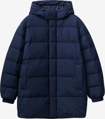 UNITED COLORS OF BENETTON Winter Parka in Blue: front