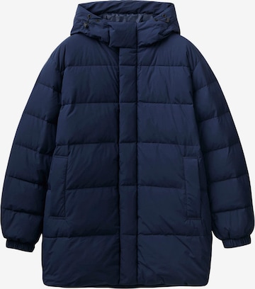 UNITED COLORS OF BENETTON Winter Parka in Blue: front