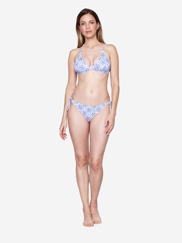 JOOP! Triangel Bügel-Bikini-Top ' Muri Beach ' in Blau