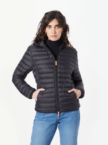 SAVE THE DUCK Between-Season Jacket 'DIZY' in Black: front