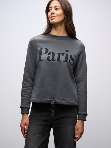 STREET ONE Majica | siva barva: sprednja stran