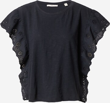 ESPRIT T-shirt 'Anglai' i svart: framsida