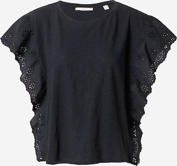 ESPRIT - Camiseta 'Anglai' en negro: frente