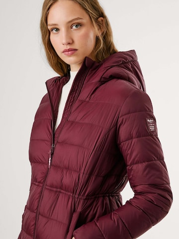 Pepe Jeans Winterjas 'Sally' in Rood