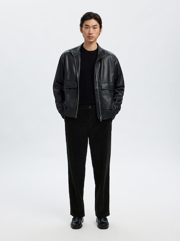 SELECTED Loose fit Trousers in Black