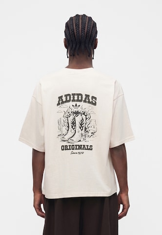 ADIDAS ORIGINALS Tričko 'BOOTS' - Biela: predná strana