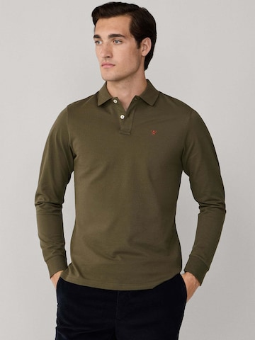 Hackett London Poloshirt in Grün: Vorderseite