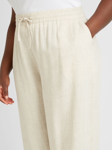 Loosefit Pantalon 'LEILANI' Noisy May Curve en beige