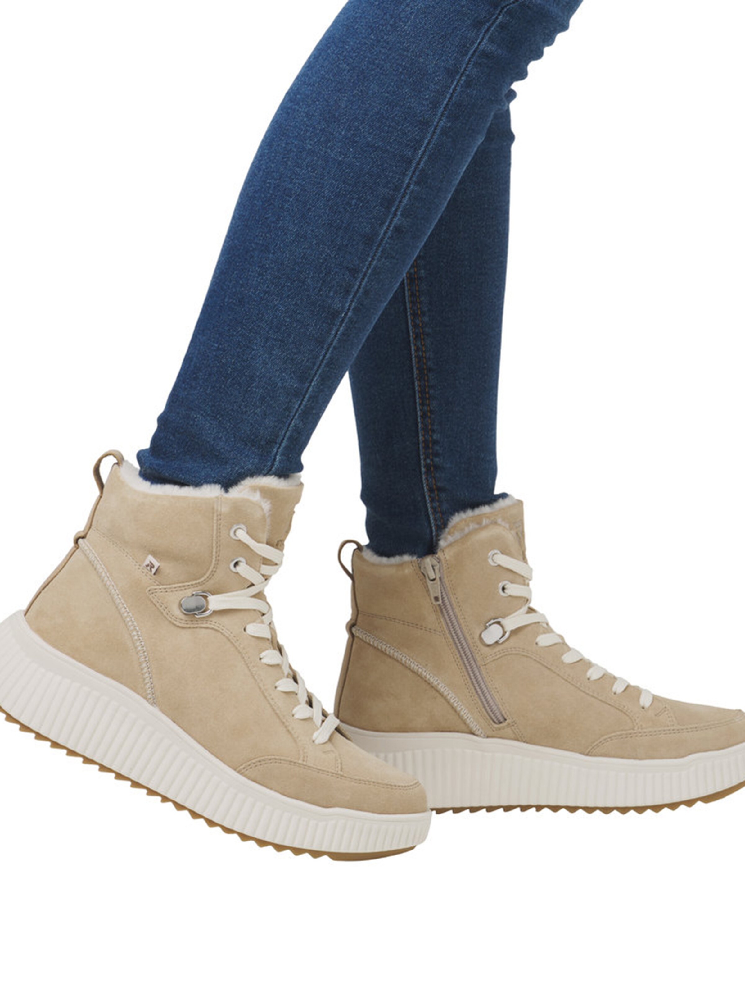 Rieker Sport - Botim com fivela em bege