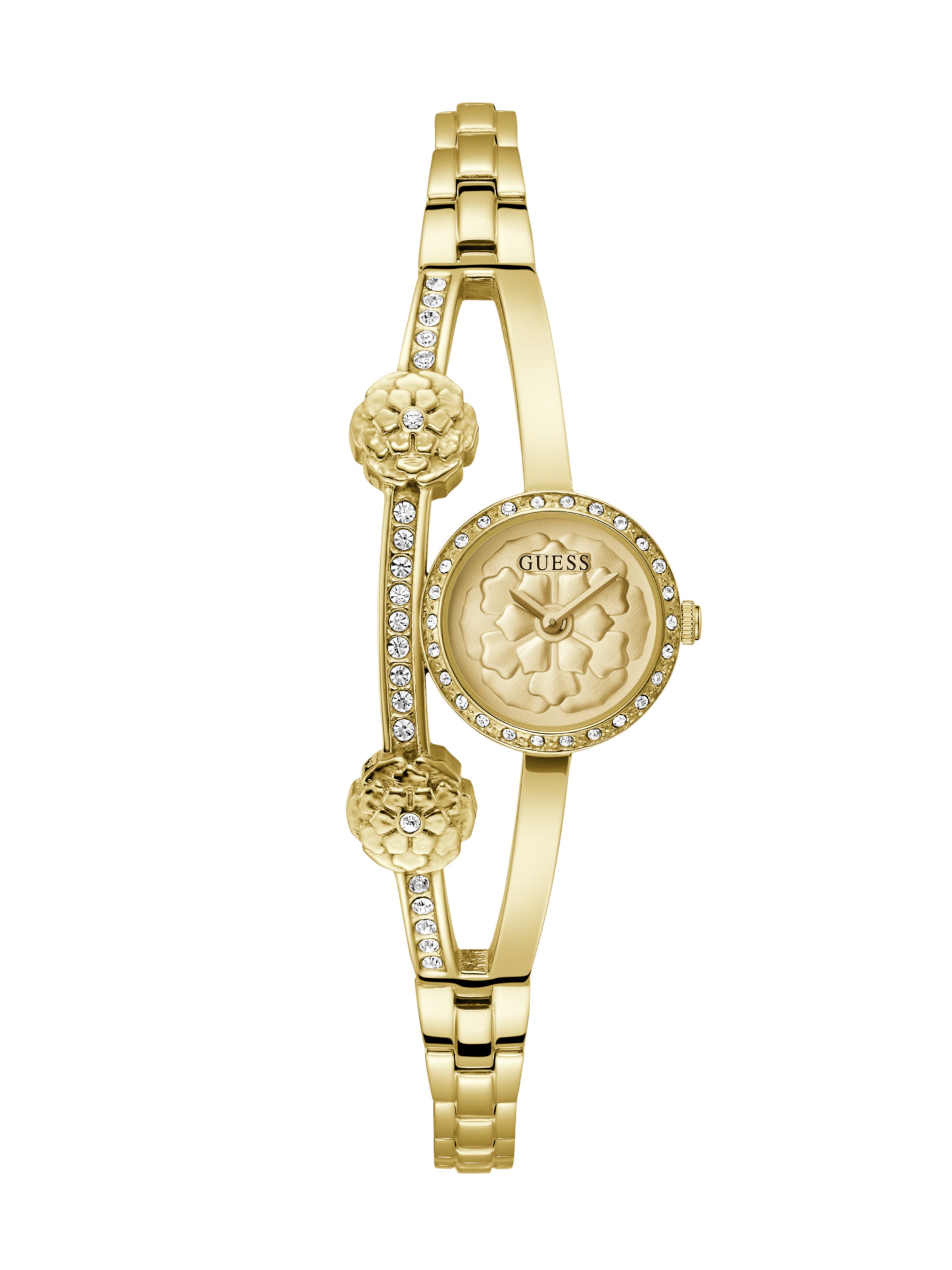 GUESS Analog Watch 'Chloe' in Gold: front