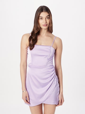 HOLLISTER Cocktail dress in Purple: front