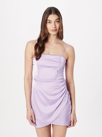 Robe de cocktail HOLLISTER en violet : devant