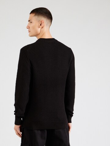 Casual Friday - Jersey 'CF Karl' en negro