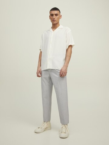 JACK & JONES Loosefit Hose 'Bill' in Grau