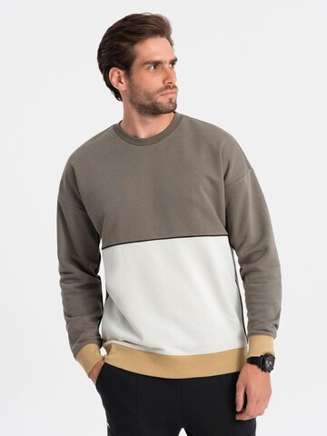 Ombre Sweatshirt in Brown: front