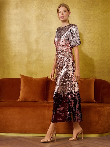 Robe love & roses en or