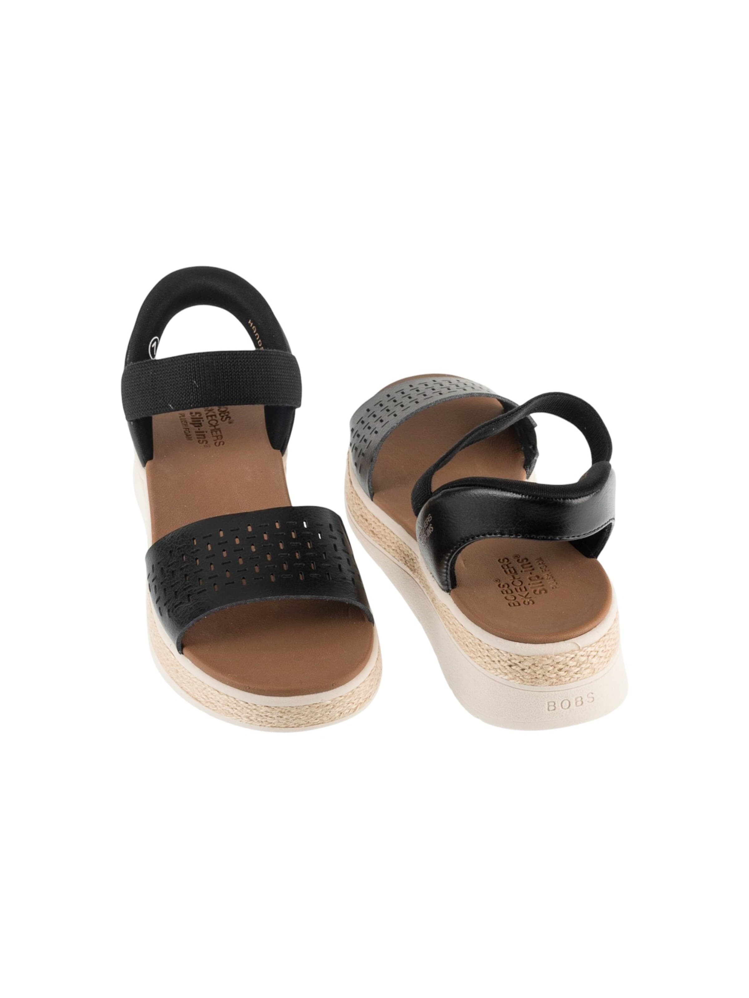 SKECHERS Sandaal 'Bobs Sun Ray' in Zwart