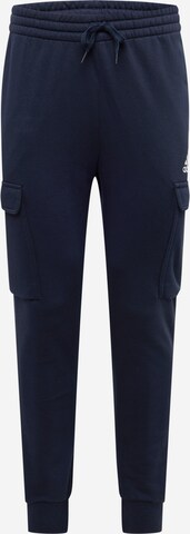 ADIDAS SPORTSWEAR Workout Pants 'Essentials Fleece  Tapered ' in Blue: front