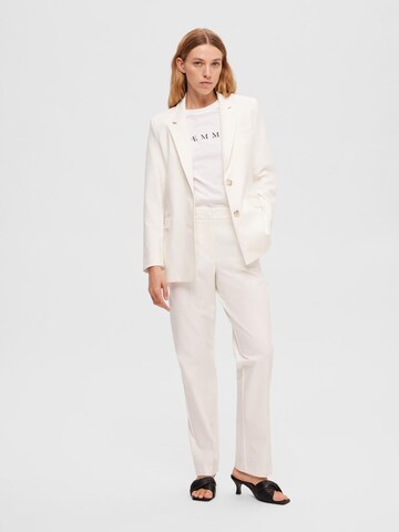 SELECTED FEMME - Blazer 'Eliana' en blanco