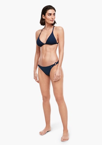 s.Oliver Triangle Bikini in Blue