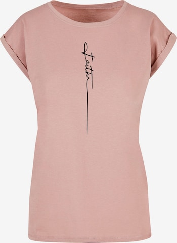 Maglietta 'Faith' di Merchcode in beige: frontale