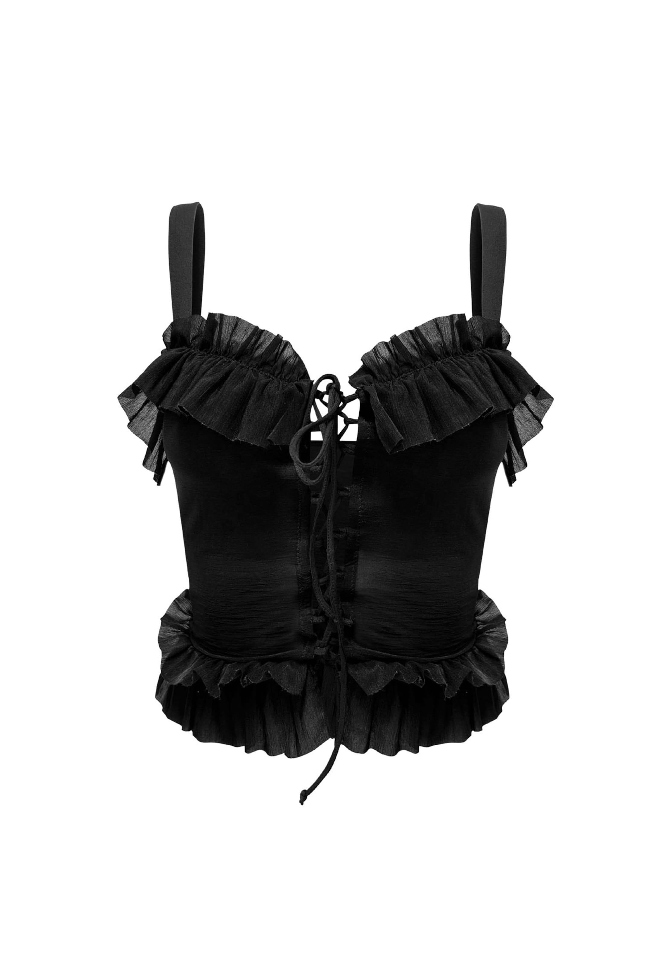 OW Collection Overdel 'Claire' i sort: forside