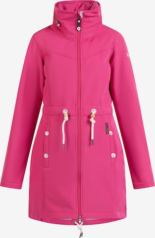 Schmuddelwedda Funkční kabát – pink: přední strana