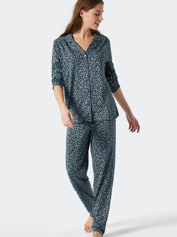 SCHIESSER Pyjama in Blauw