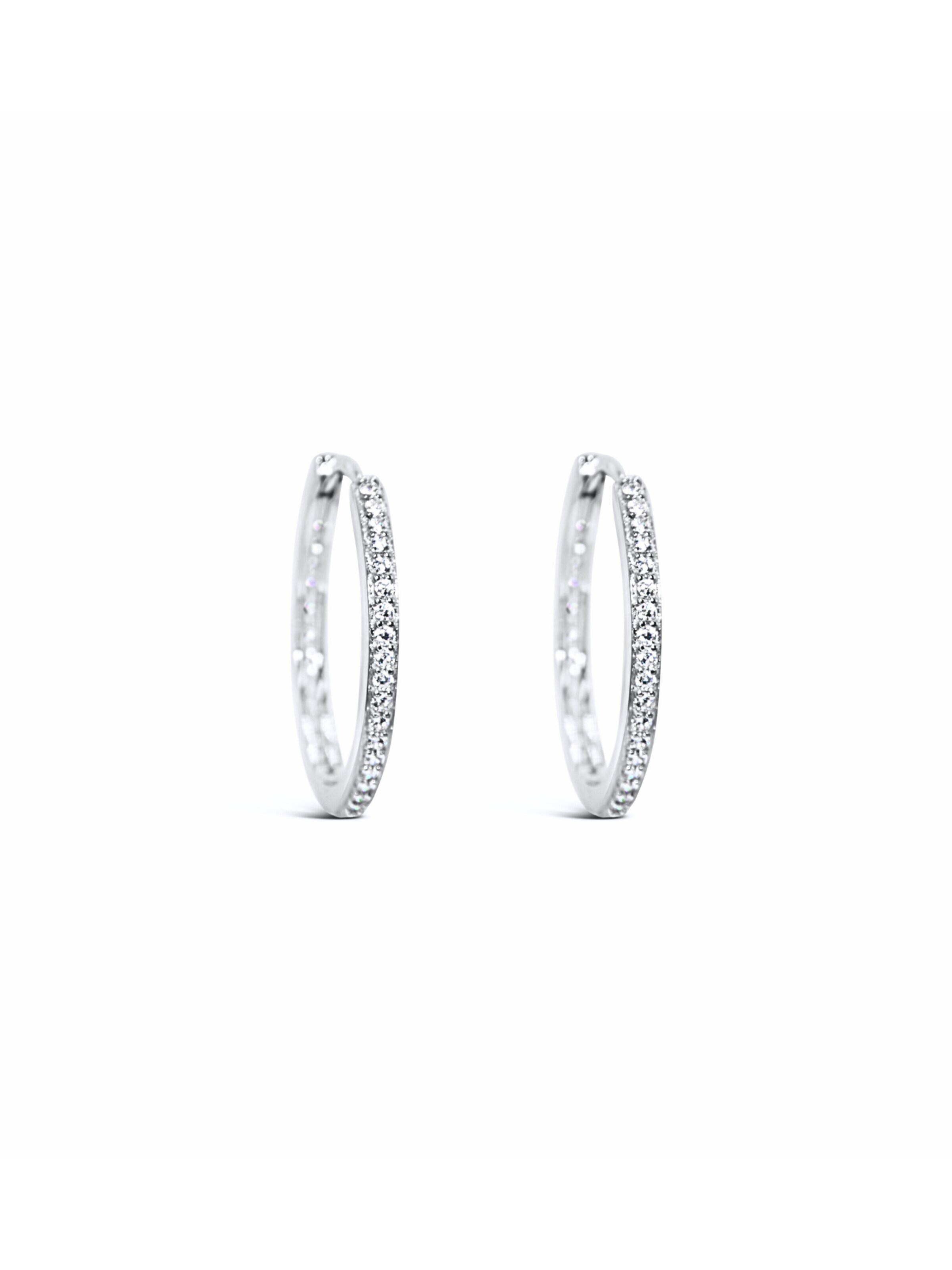 ARS-ARGENTI Ohrringe 'SEXY SKINNY HOOPS I silver'‌‌‌‌‌‌‌‌‌‌ in Silber