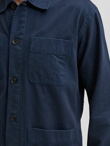 SELECTED Comfort fit Overhemd in Blauw