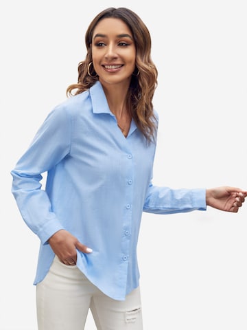 Chemisier Imily Bela en bleu
