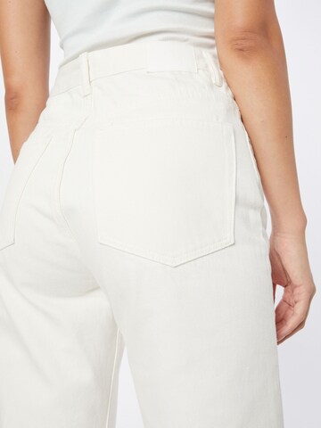 Loosefit Jean WEEKDAY en blanc