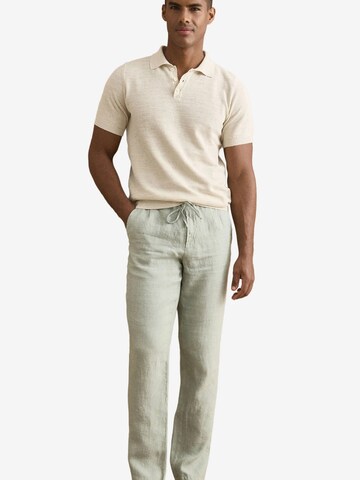 Il Lanificio Regular Trousers in Green: front