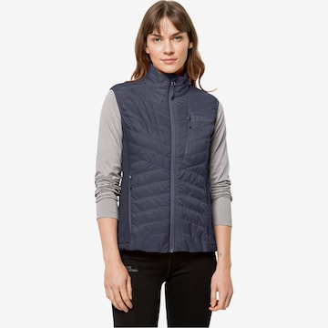 JACK WOLFSKIN Sports Vest 'Routeburn Pro' in Grey: front