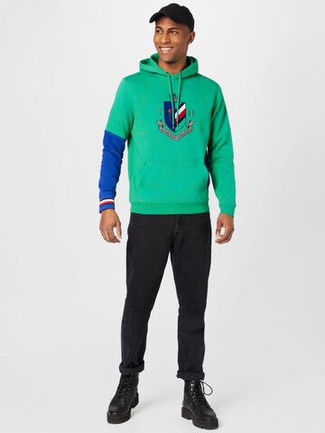 Sweat-shirt Tommy Remixed en vert